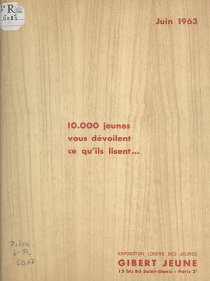 cover image of 10.000 jeunes vous dévoilent ce qu'ils lisent